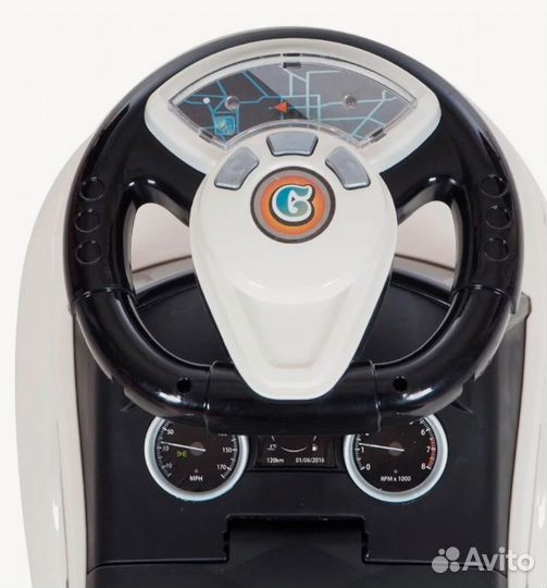 Машинка-каталка новая чёрная