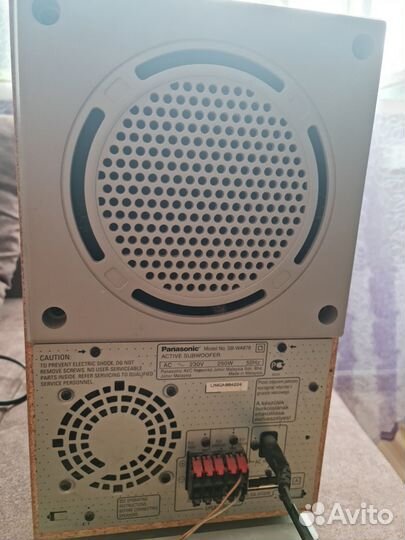 Сабвуфер и колонка Panasonic