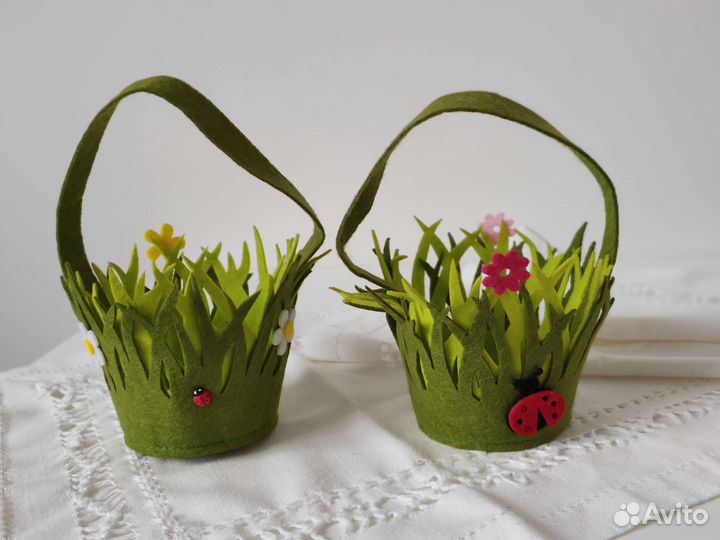 Корзины из фетра новые