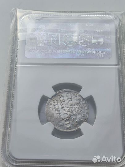 3 гроша Рига 1597год