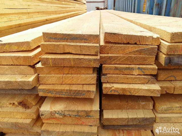 Доска обрезная оптом ГОСТ 26002-83 115мм