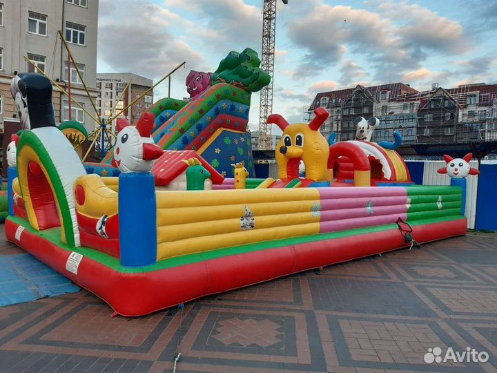 Детские надувные батуты в аренду напрокат детские