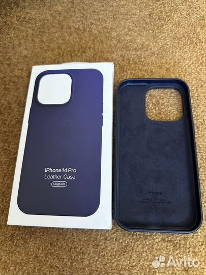 Чехол iPhone 14 pro кожа