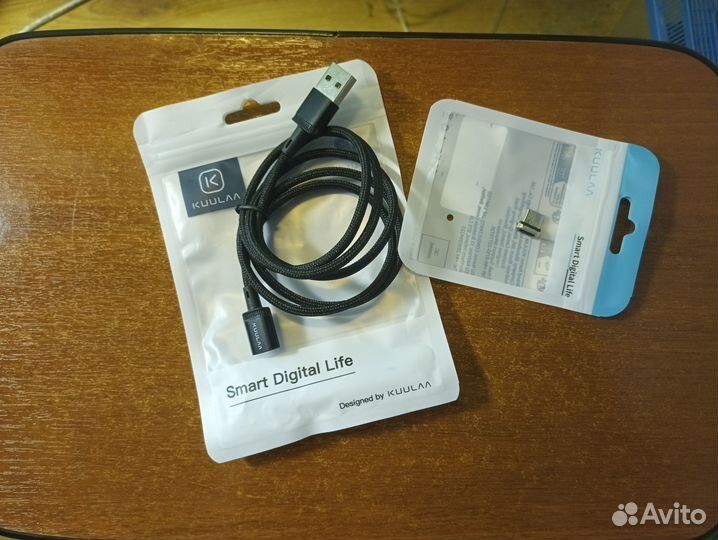 Магнитный кабель USB Type-C для зарядки, 1 метр