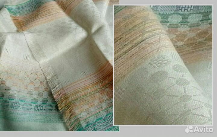 Льняные полотенца и отрезы льна из СССР