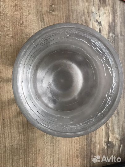 Ступка большая лабораторная прозрачная