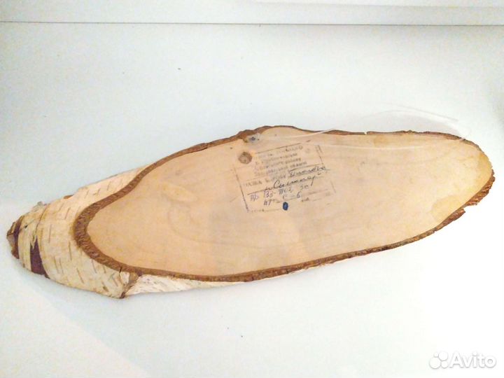 Настенное панно из спила березы