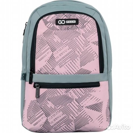Рюкзак GoPack Education Teens 119S-4 серо-розовый