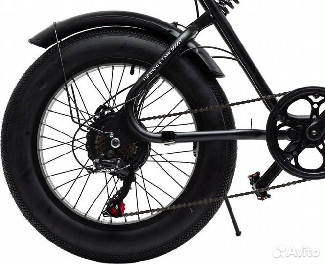 Электробайк furendo E-Tank 500 GT черный