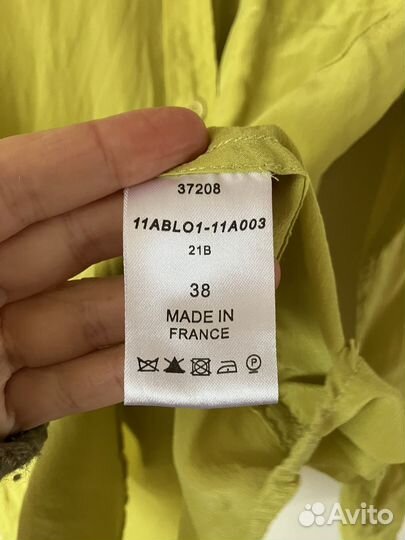 Блузка Шелковая рубашка chloe s/m