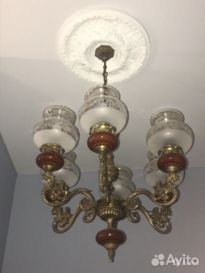 Большие бронзовые люстры квартира/дом/ресторан