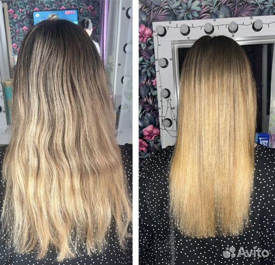 Кератиновое выпрямление