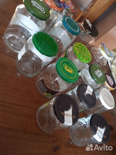 Банка стеклянная с крышкой от 0,5 до 1,5 л