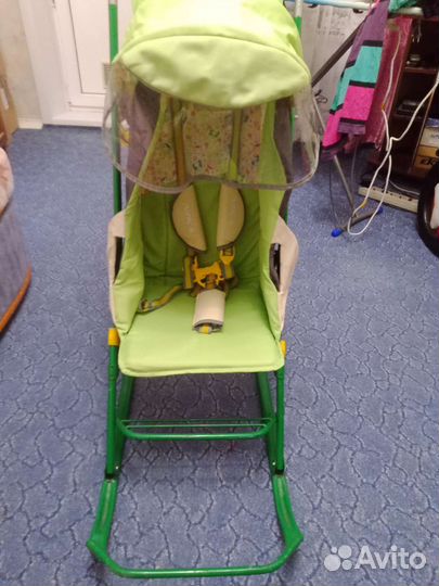 Санки коляска с колесами