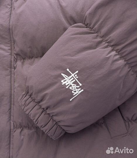 Пуховик Stussy Ripstop Down Puffer Rose (оригинал)