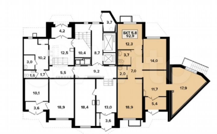 Свободного назначения, 92.8 м²
