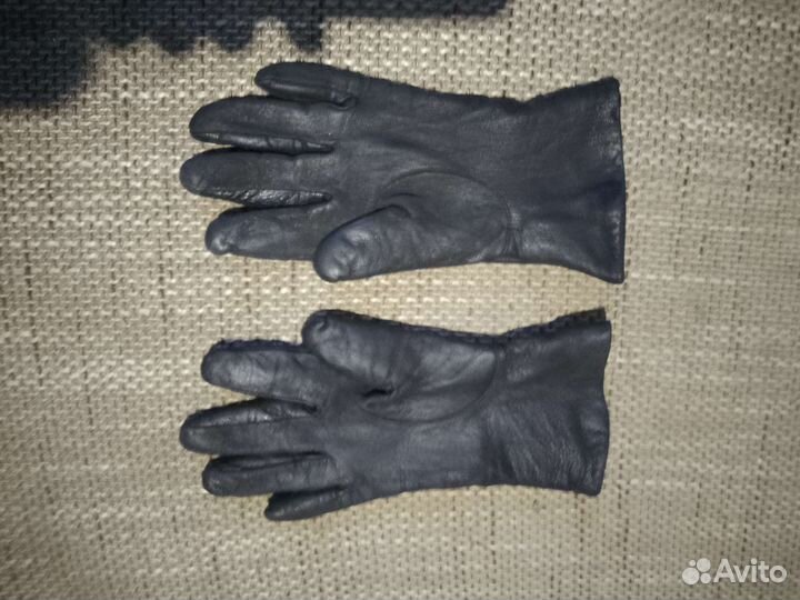 Перчатки кожаные