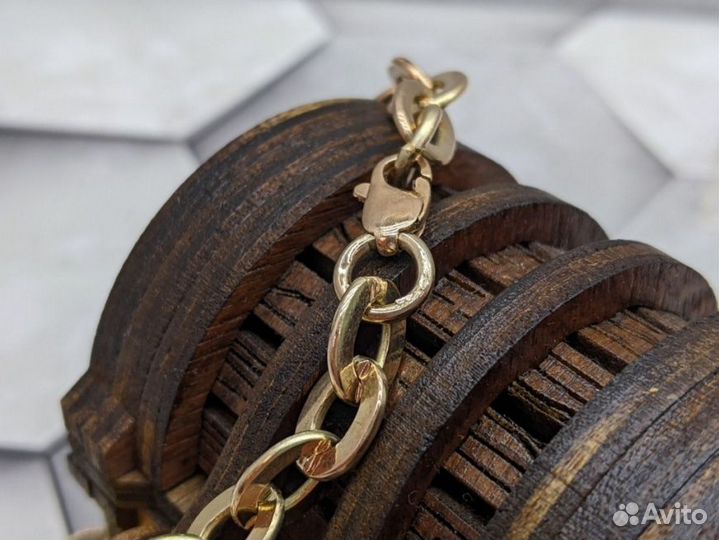 Золотой браслет 375 пробы, массой 18 грамм (20,5см