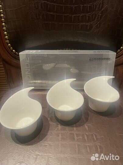 Набор фарфоровых соусников Deagourmet