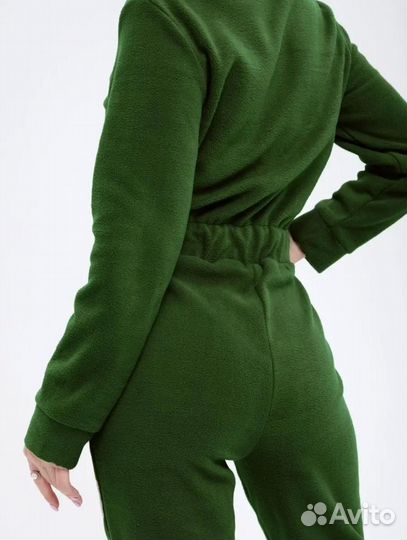 Женский флисовый комбинезон однослойный/Оптом