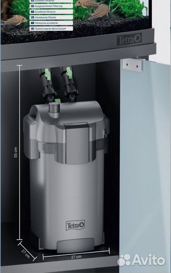 Аквариум 250 литров с тумбой