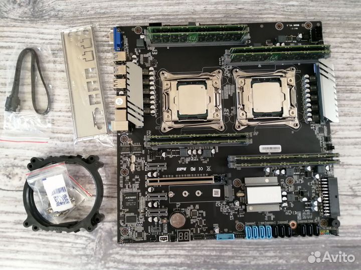 Комплект Jingsha X99 Dual + Xeon E5-2697v3 + 64gb