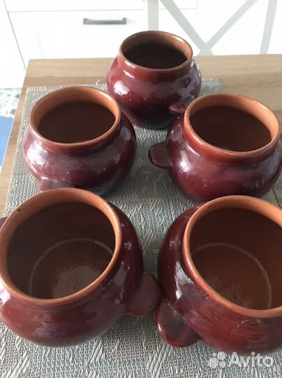 Горшки для запекания Посуда - хохлома,ссср