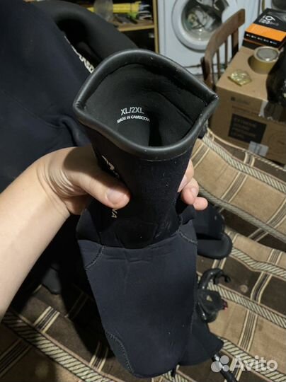 Гидрокостюм зимний 9 мм полный комплект в идеале