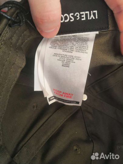 Кепка lyle scott