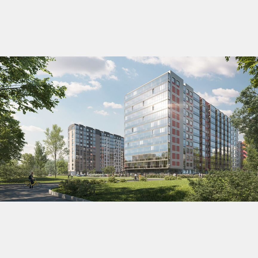 2-к. квартира, 41,2 м², 11/12 эт.