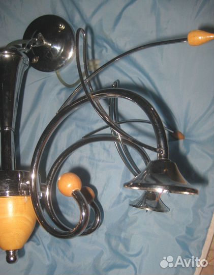 Хромированный каркас люстры - без патронов