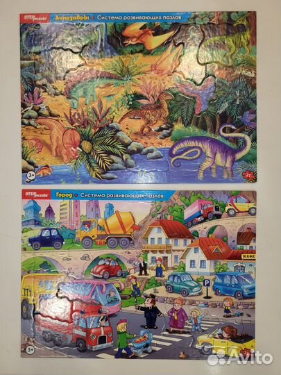 Пазлы Larsen, Trefl, Step puzzle