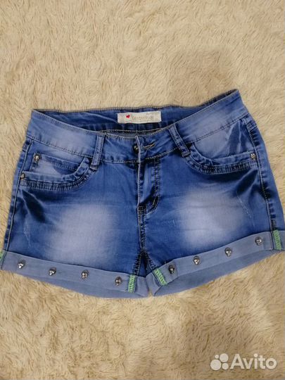 Шорты джинсовые