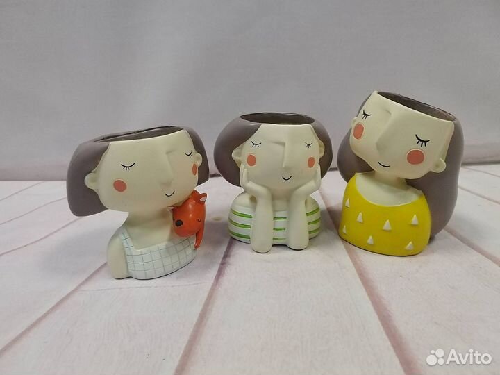 Кашпо для суккулентов фигурки