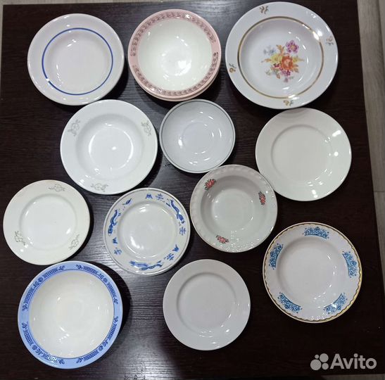 Тарелочки и блюдца СССР