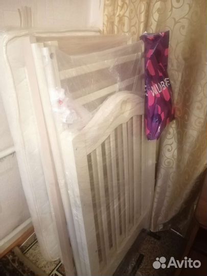 Детская кровать 120х60см. с ящиком