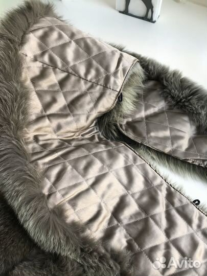 Меховой воротник песец