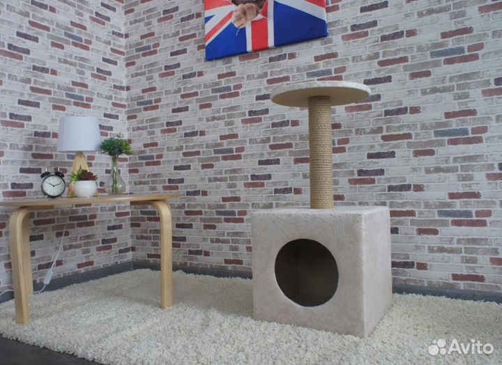 Отличные домики с когтеточкой