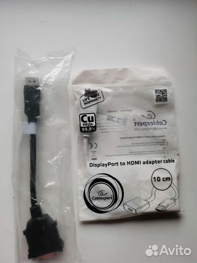 Кабели Vga, dvi, hdmi, dp