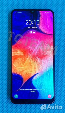 Дисплей для Samsung A50 (A505F) в рамке оригинал