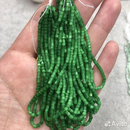 Бисер сатиновая рубка