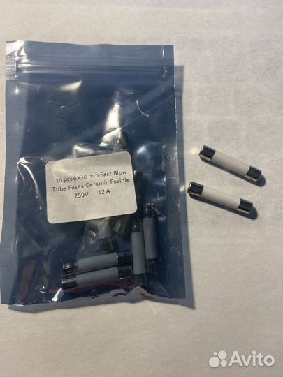 Предохранитель 6Х30мм 250В 12А