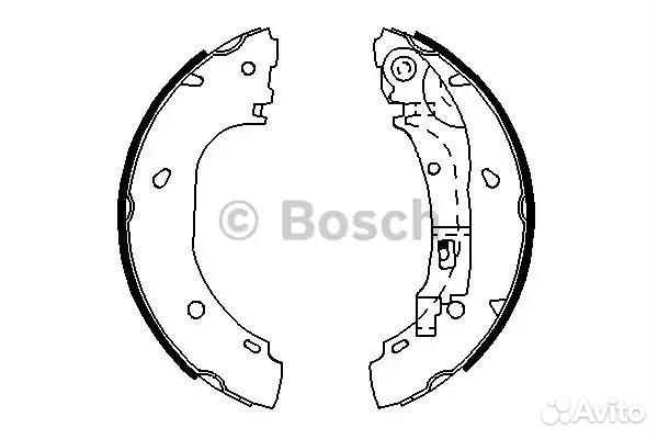 Колодки тормозные барабанные