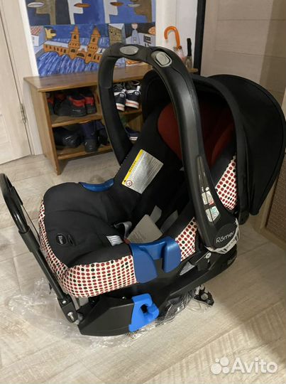 Автолюлька (автокресло) britax romer с базой
