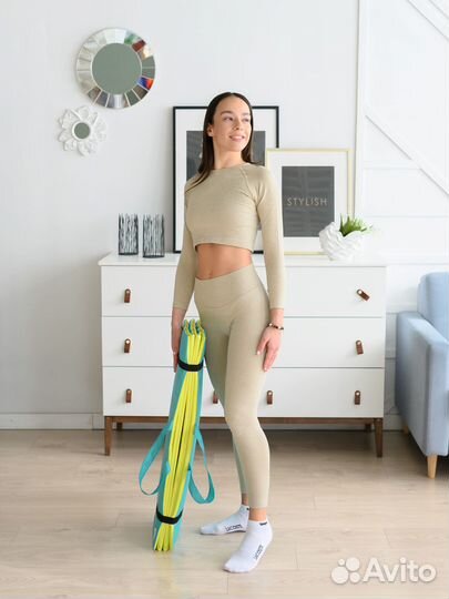 Спортивный коврик пыле-влагостойкий лесной