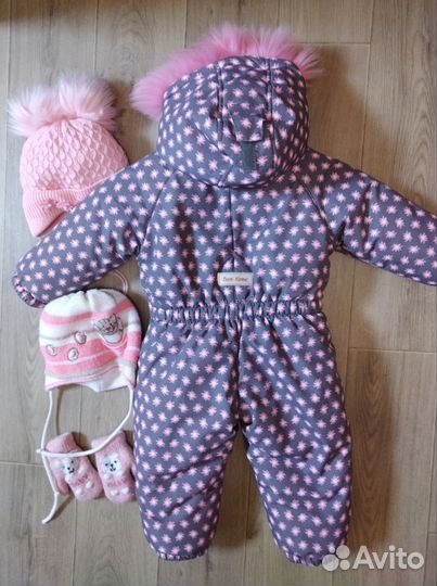 Зимний комбинезон для девочки 86 размер
