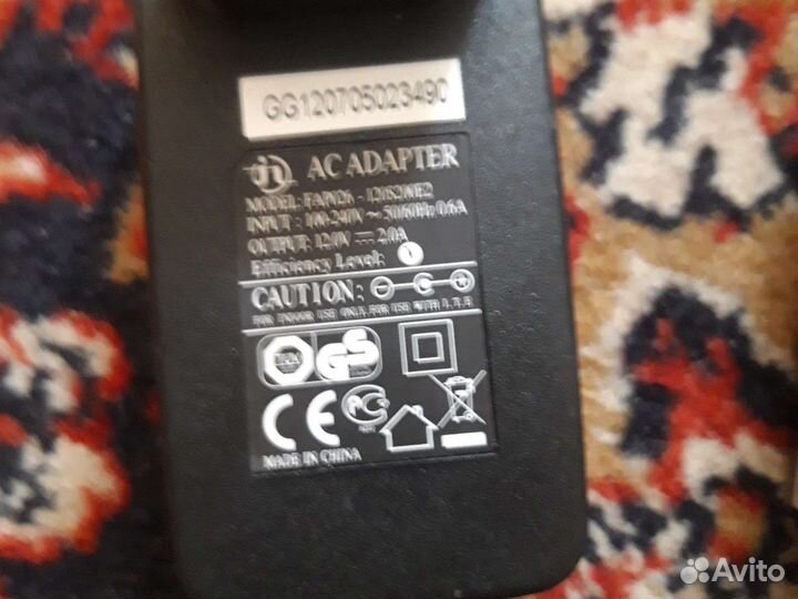Блоки питания 12v,2А