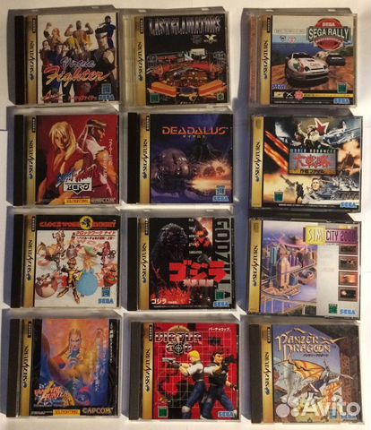 Игры для Sega Saturn регион Japan