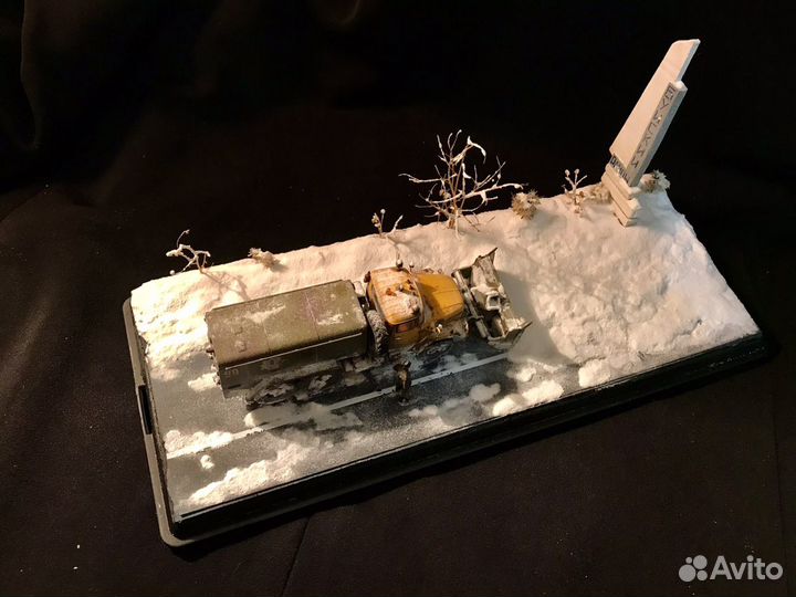 ЗИЛ-131 дэ-210 снегоуборщик на виньетке