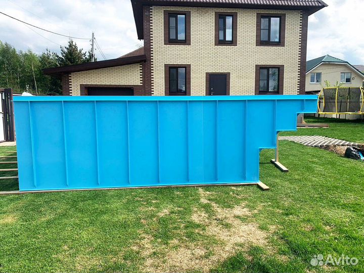 Бассейн 5x4 полипропиленовый